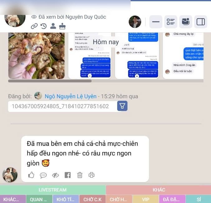 Khách hàng nói gì về Xóm Biển 13 Khách khen chả cá và chả mực, chiên hấp đều ngon.