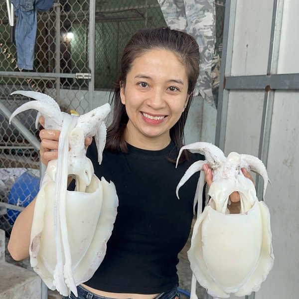 Trang chủ 63 Mực nang tươi nguyên liệu làm chả mực Xóm Biển