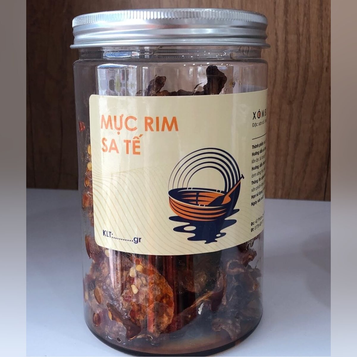 Mực Rim Me Nha Trang Ăn Với Gì? Khác Mực Rim Sa Tế Ra Sao 4 Hũ mực rim sa tế nhãn mới