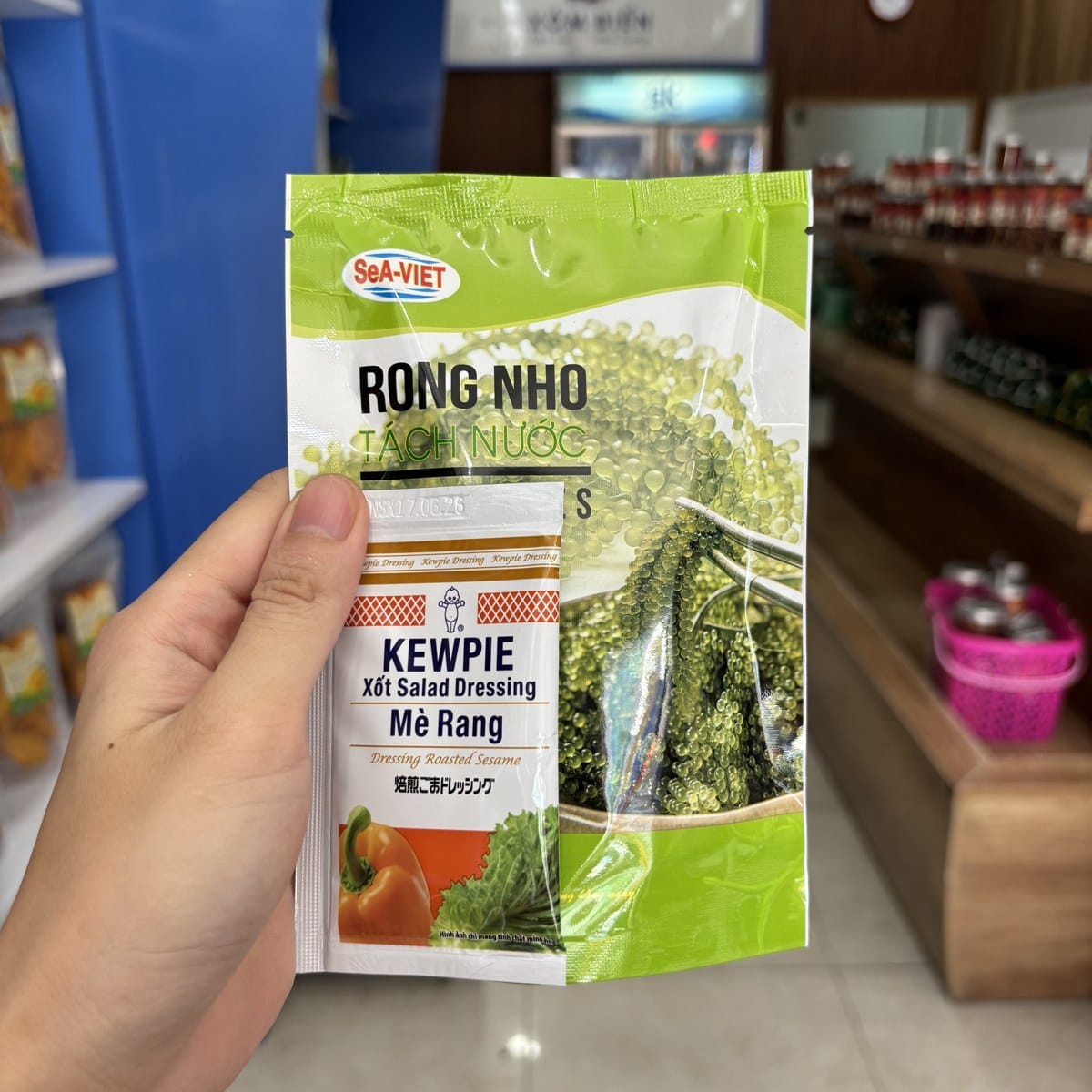 Rong Nho Nha Trang Ăn Sao Cho Đúng, Ngâm Bao Lâu? 4 Rong nho tách nước sau khi ngâm