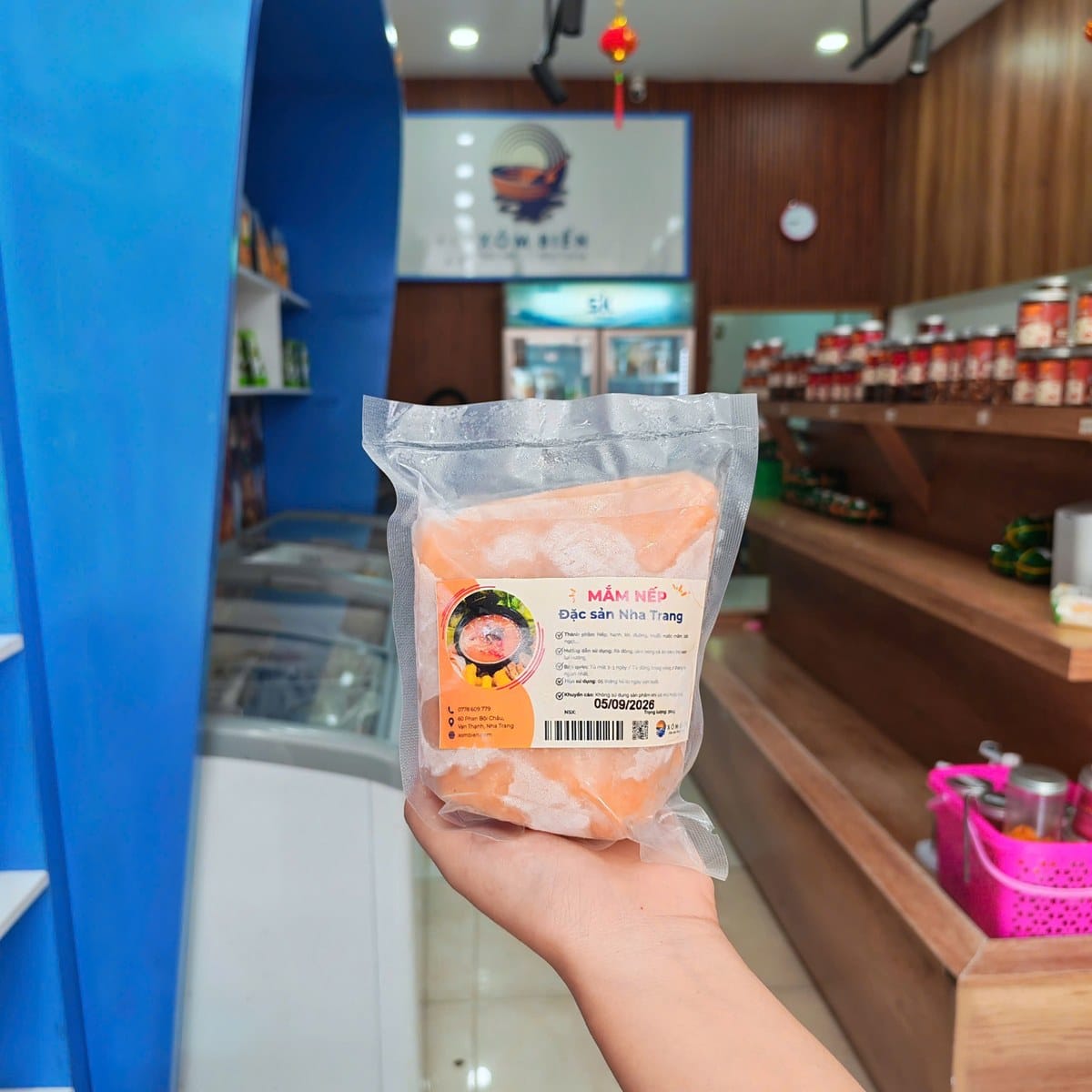 Túi mắm nếp đặc sản Nha Trang của Xóm Biển