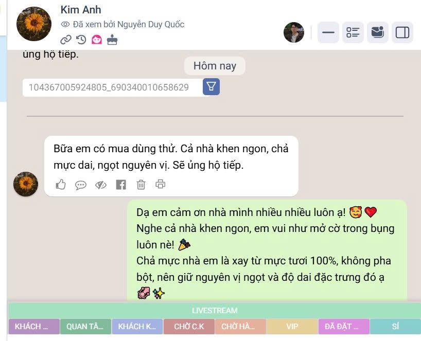 Khách hàng nói gì về Xóm Biển 29 Phản hồi khách hàng về chả mực - Xóm Biển Nha Trang